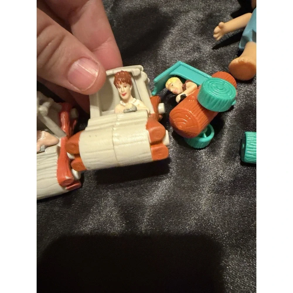 VTG 1993 Flintstones Happy Meal Toy Car Dino Fred Wilma Betty Barney Pebbles Bam